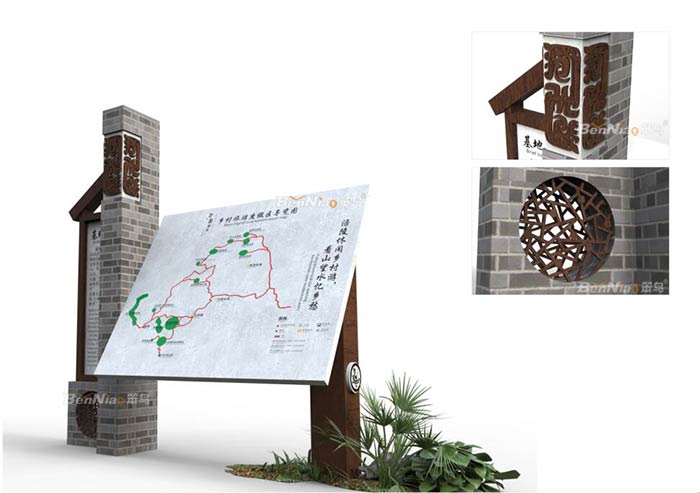 涪陵区乡村旅游景区导视系统的设计